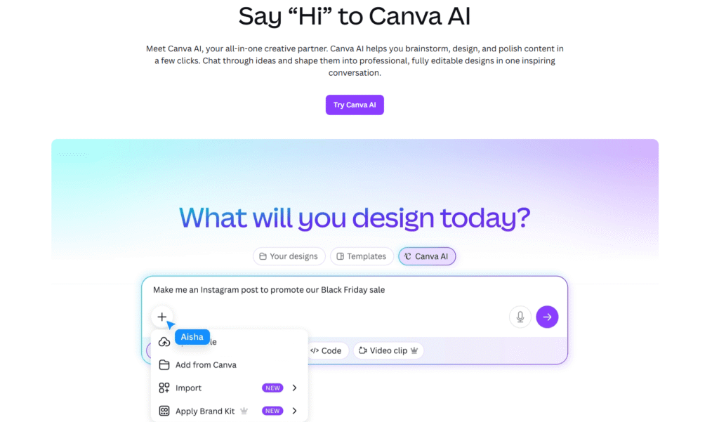 Canva AI