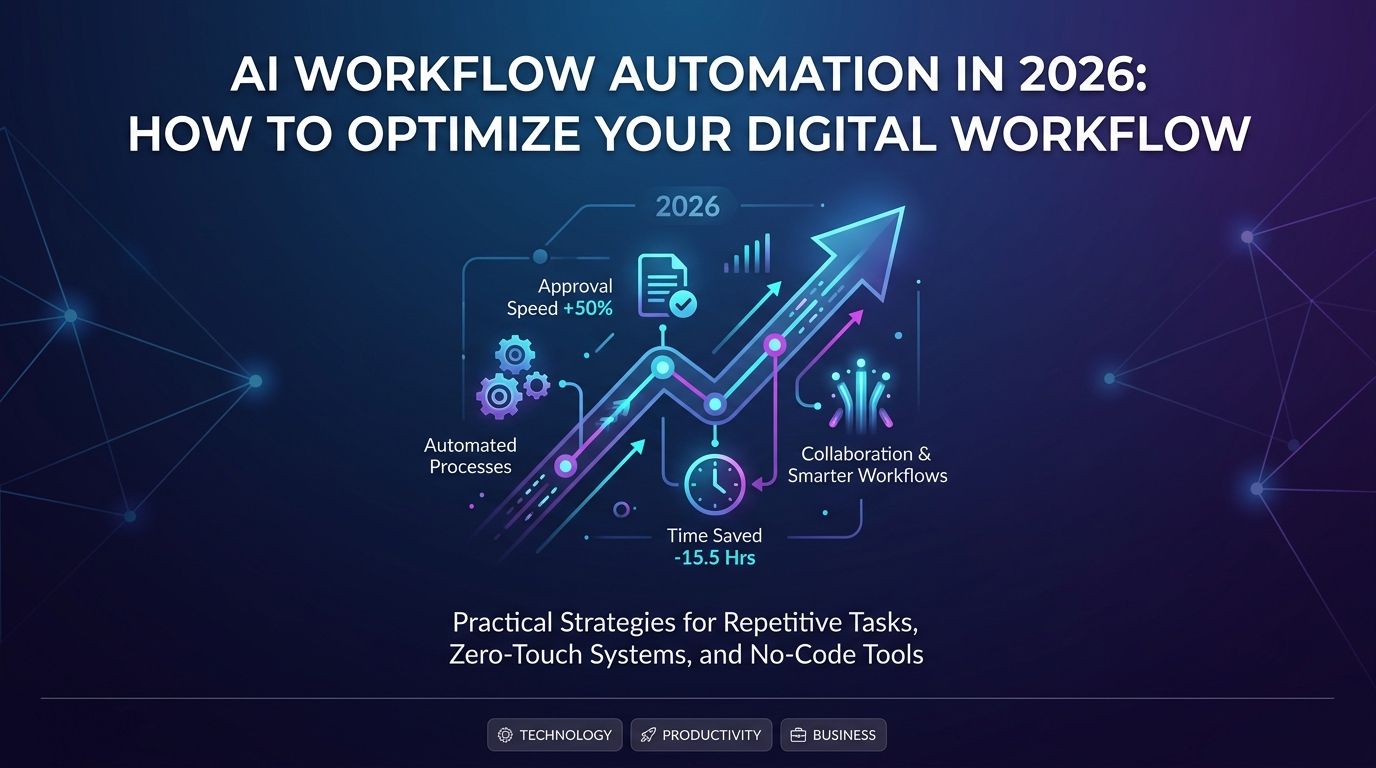 AI workflow automation system optimizing digital workflows in 2026