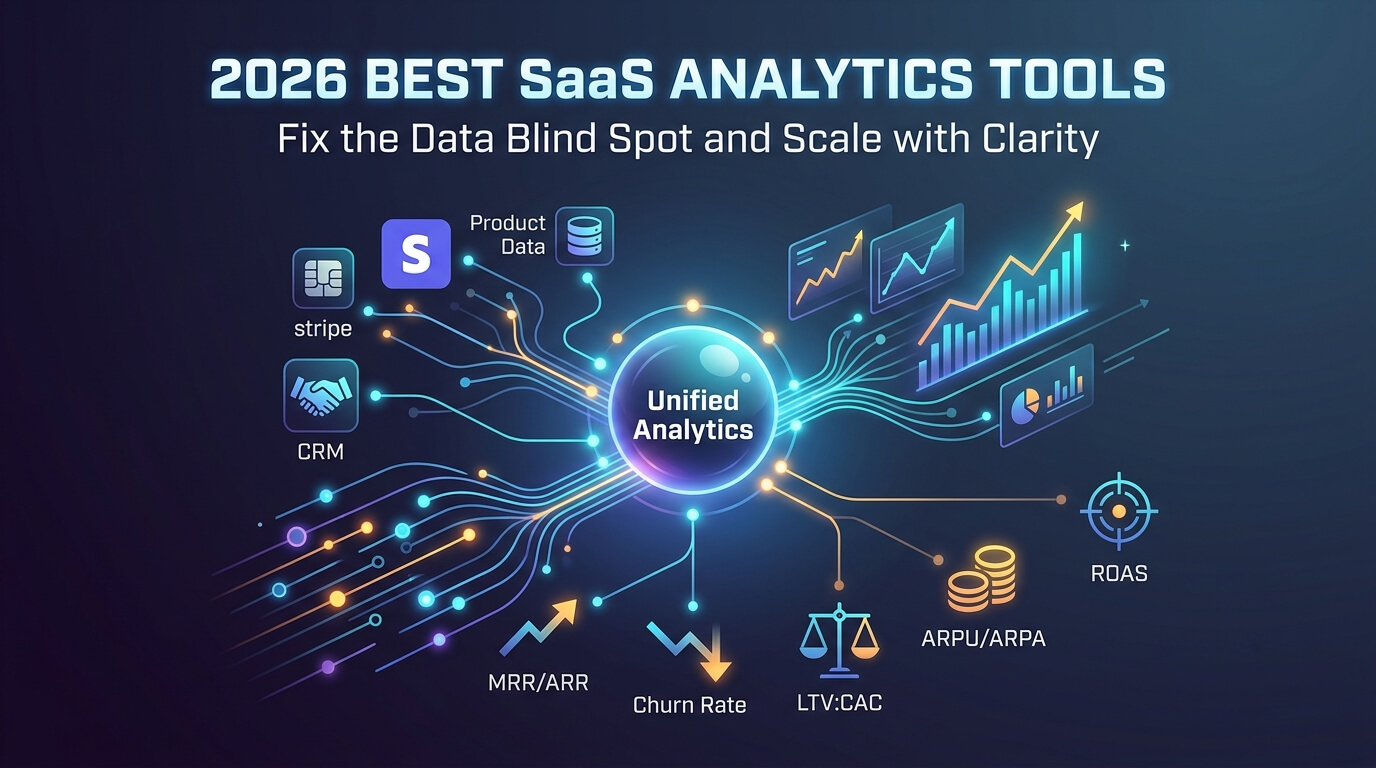 Best SaaS analytics tools in 2026 for tracking revenue and growth metrics