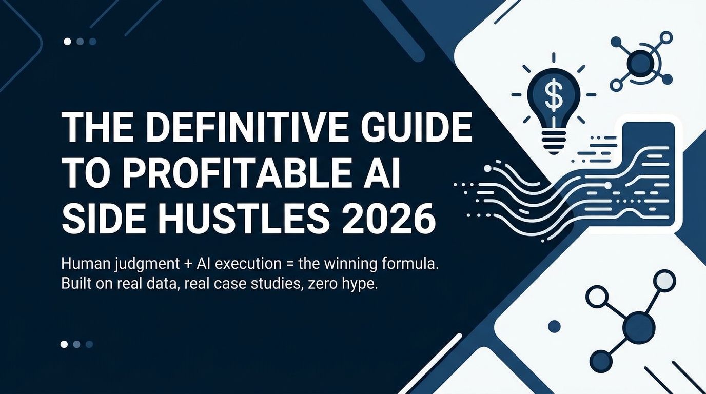 Profitable AI side hustles 2026 with AI tools and automation workflows