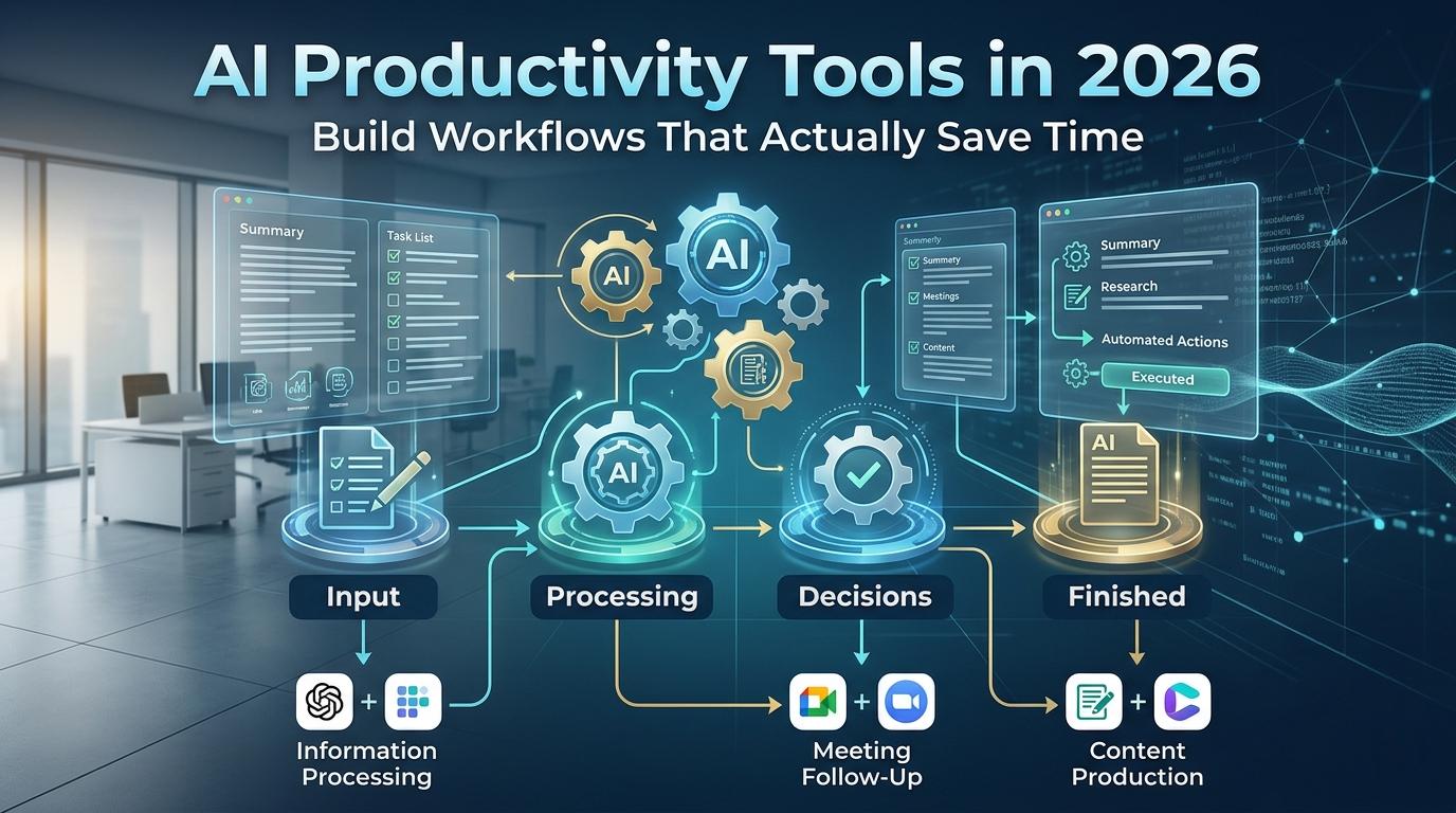 AI productivity tools and workflow automation in 2026